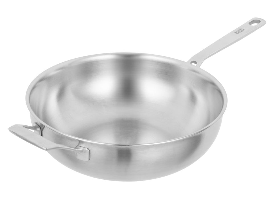 Culinary FivePly Wok w/Lid Uncoated