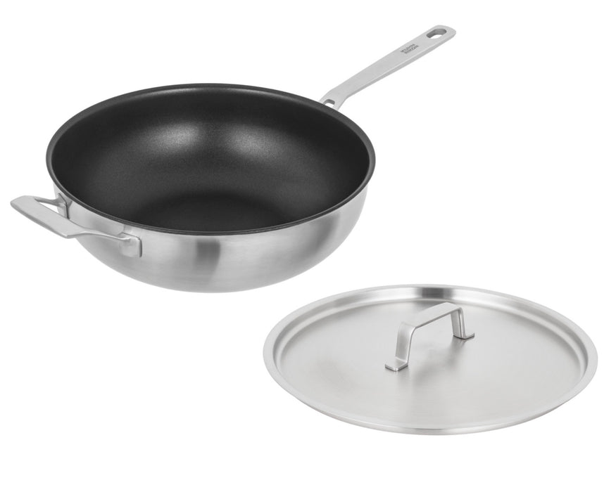 Culinary FivePly Wok w/Lid Non-Stick