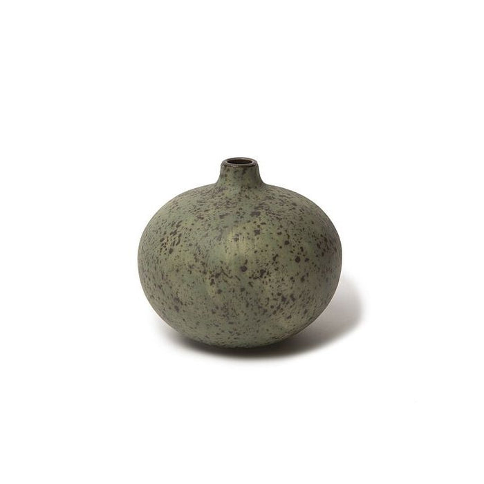 Bari Medium Green Melange Vase