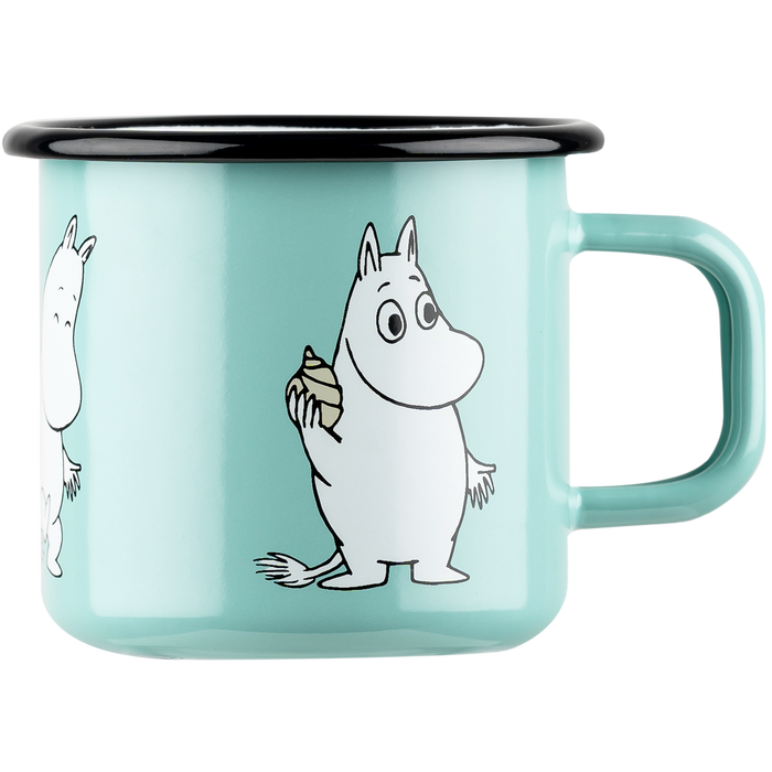 Moomin 3.7dl Enamel Mug Mint